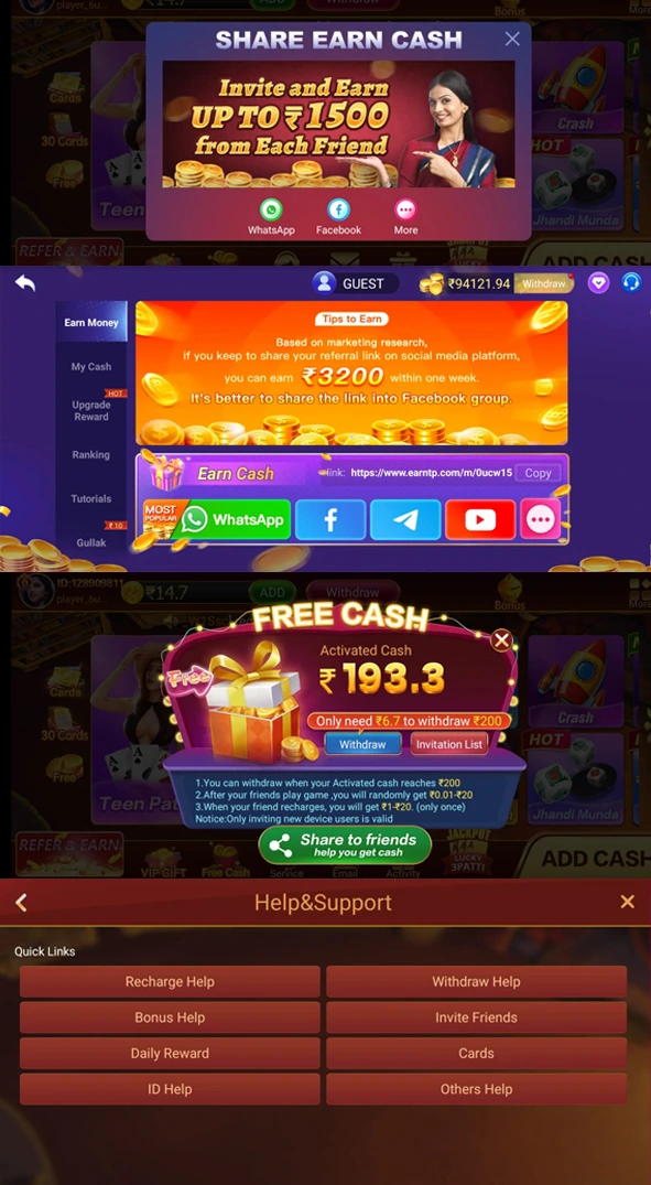 Teen Patti Master Agent Bonus